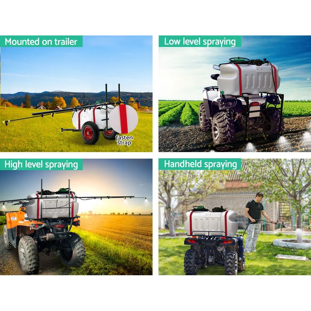 100L ATV Weed Sprayer Trailer With 5M Boom Extension