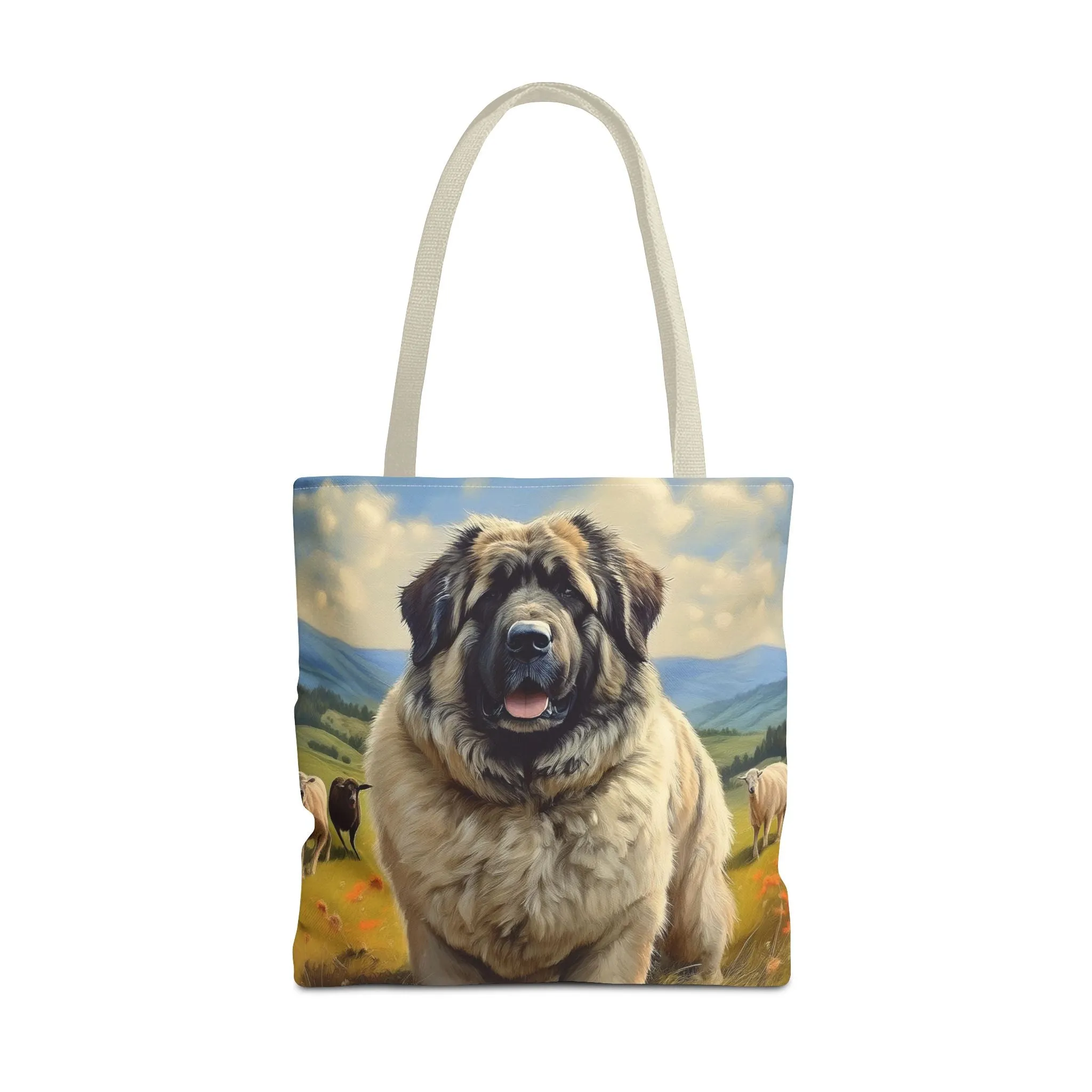 Caucasian Shepherd Dog - Polyester Tote Bag (AOP)