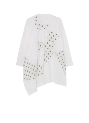 COTTON JERSEY PATCHWORK TOP