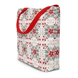 Cozy Christmas Large Tote Bag