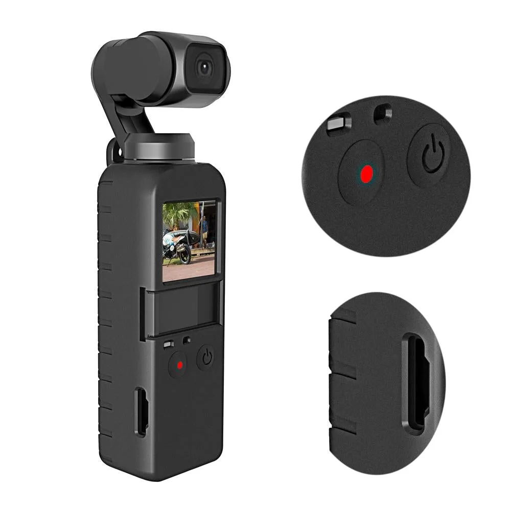 Diamond Texture Silicone Cover Set for Dji Pocket - 2 in 1