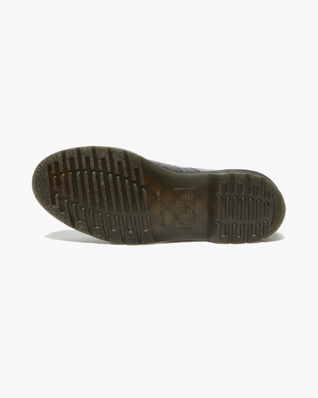 Dr Martens Archive Church Monkey Boots - Dark Brown Croc Emboss Analine Leather