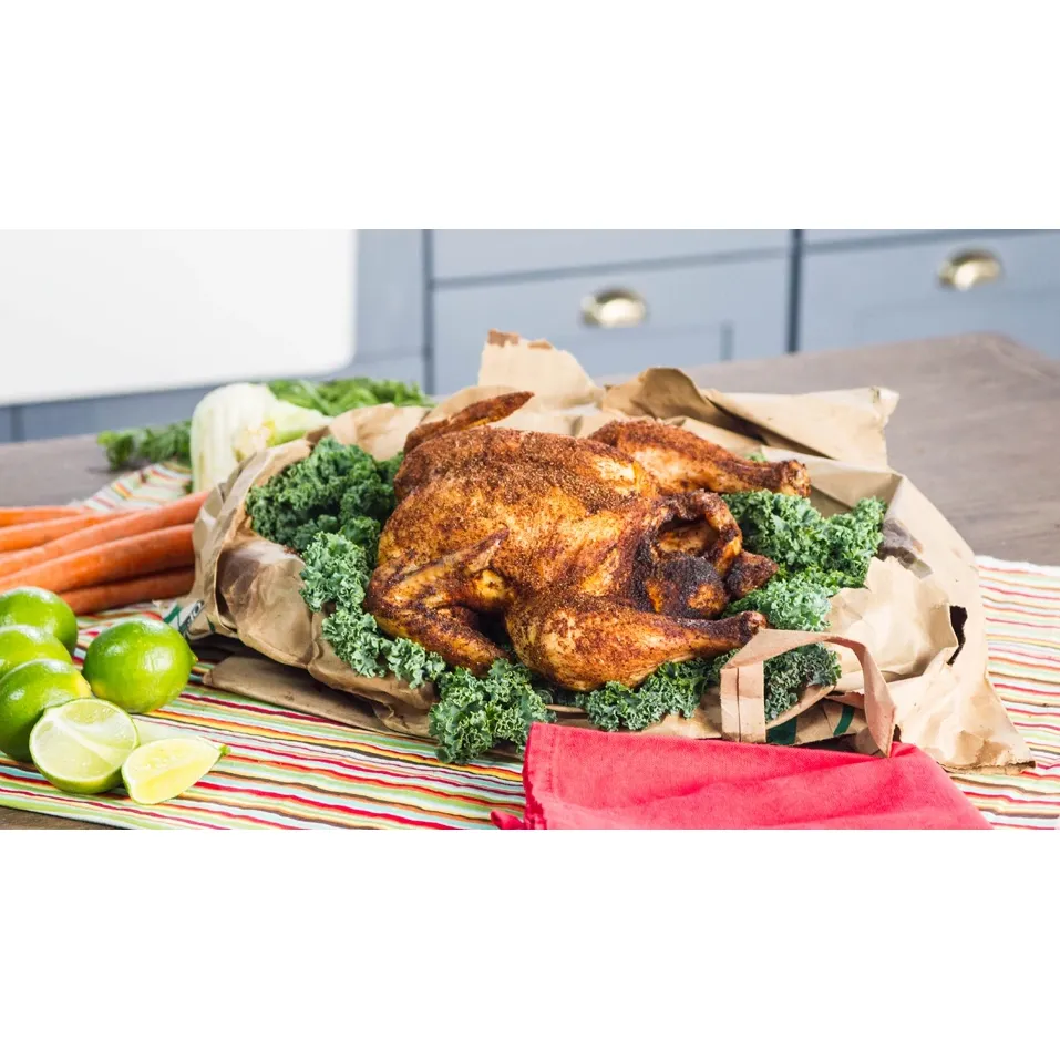 Duplex Chicken Kraft Brown Paper Bag Small  150mmx45x365mm 100pack