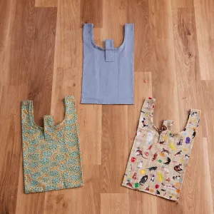 Foldable Grocery Bag PDF Pattern & Illustrated Sewing Instructions