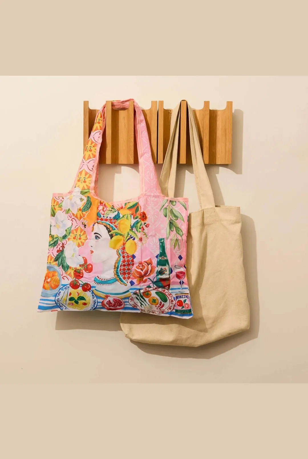 Foldable Shopping Bag - Italian Summer