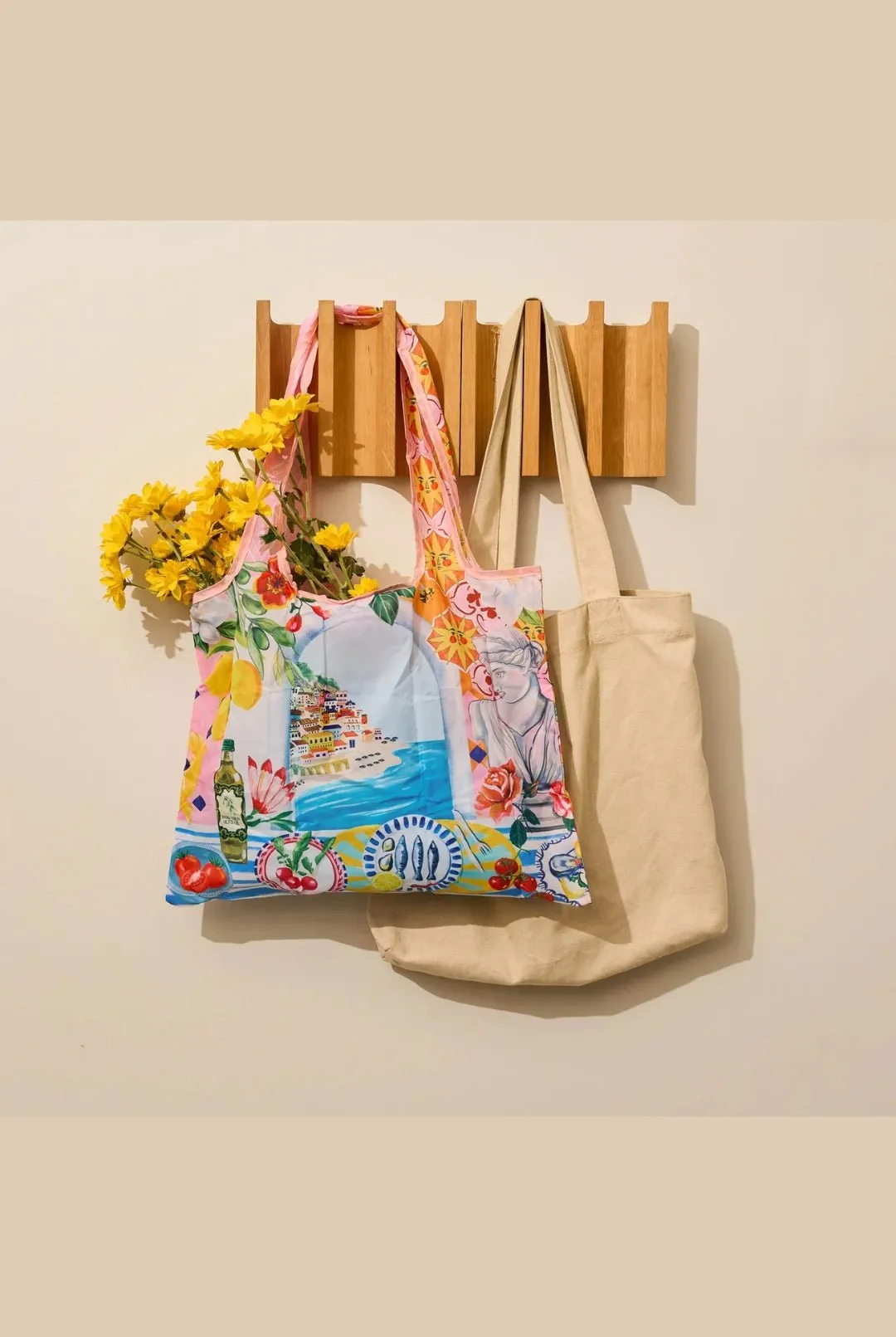 Foldable Shopping Bag - Italian Summer