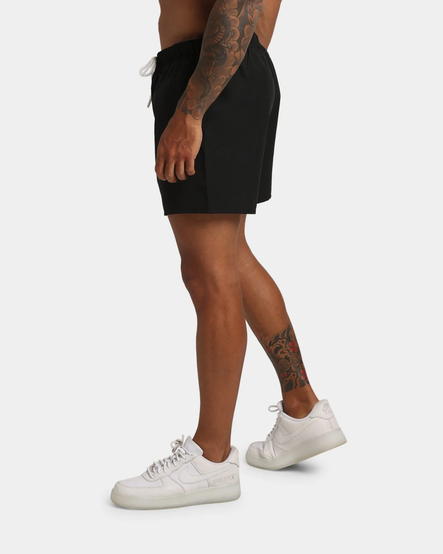 Lacoste Block Colour Swim Shorts Black/Navy Blue