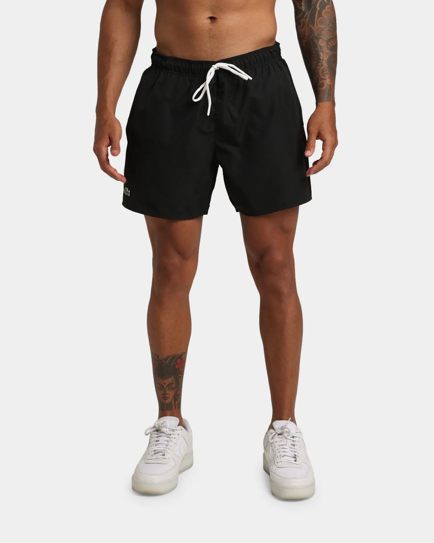 Lacoste Block Colour Swim Shorts Black/Navy Blue
