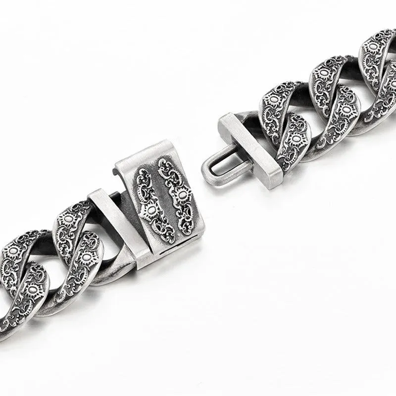 New Wolf Head Bracelet Men's Fashion Retro Hegemony