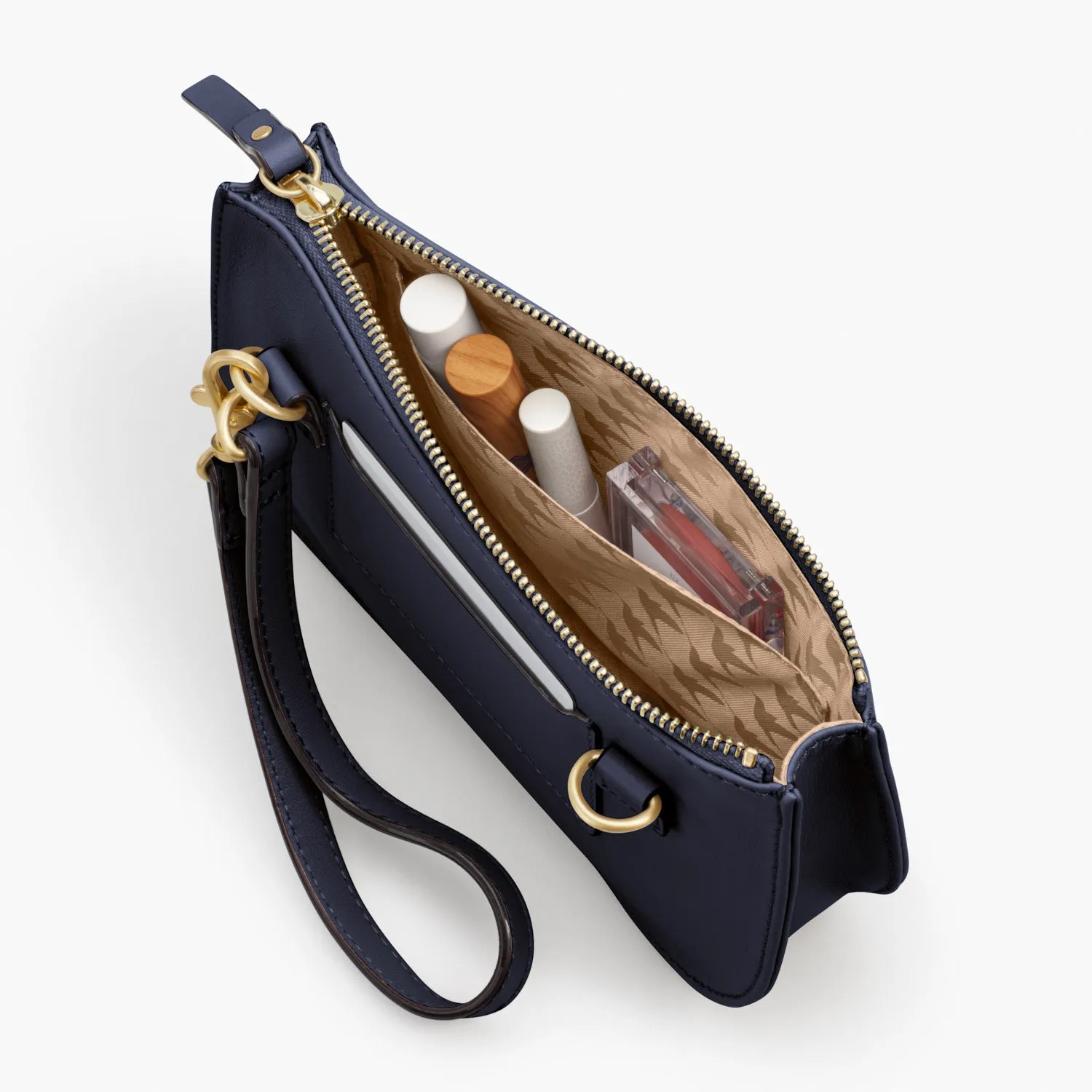 The Waverley 2 - Nappa Leather - Deep Navy / Gold / Camel