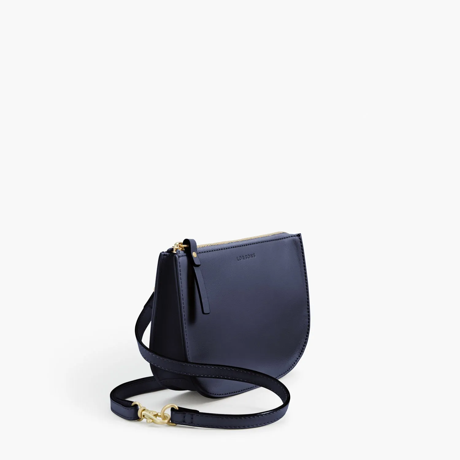 The Waverley 2 - Nappa Leather - Deep Navy / Gold / Camel