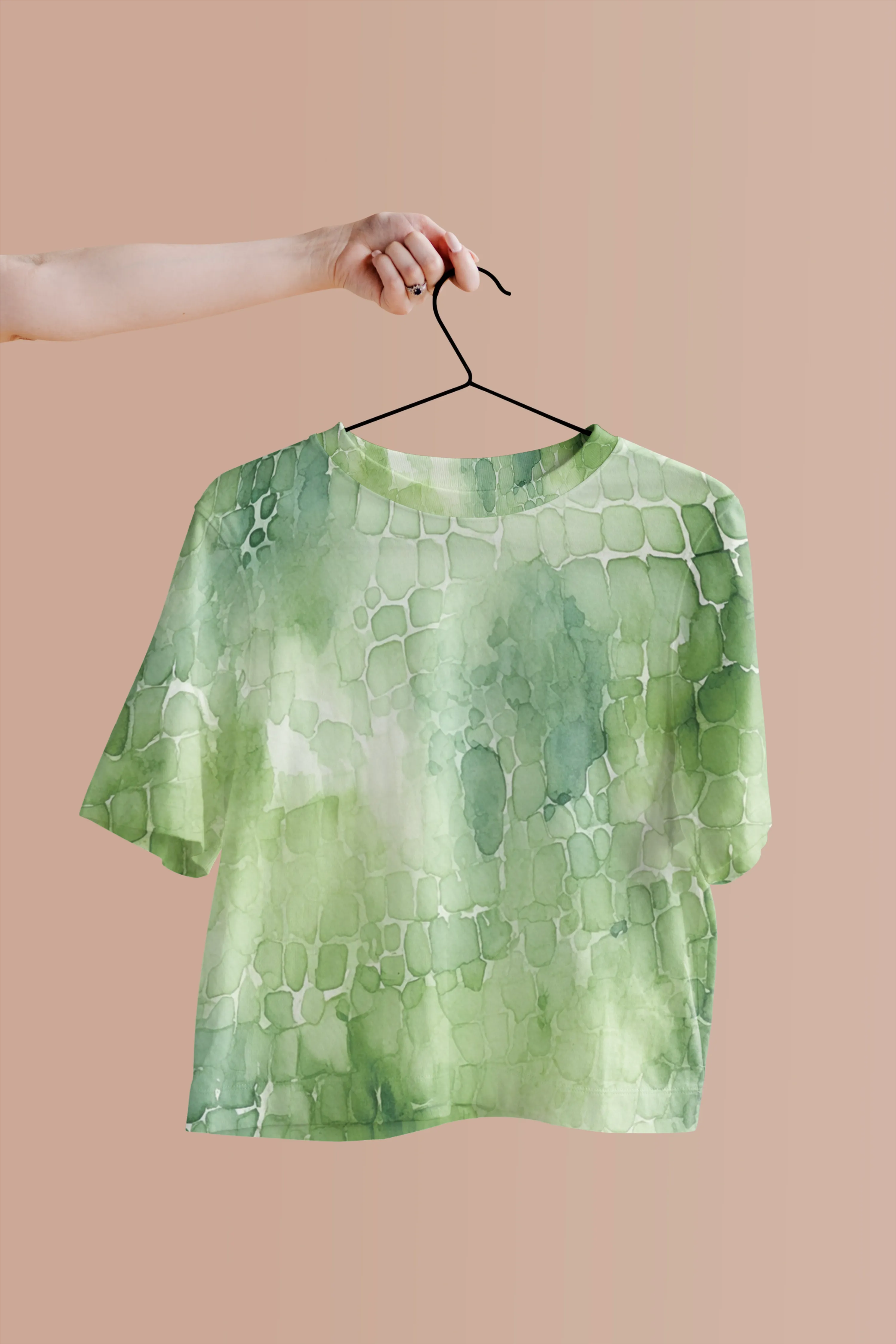 Unleash the Beast: Women's Crocodile Print Crop Top