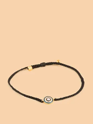 Westside X Pome Studded Evil Eye Macrame Bracelet