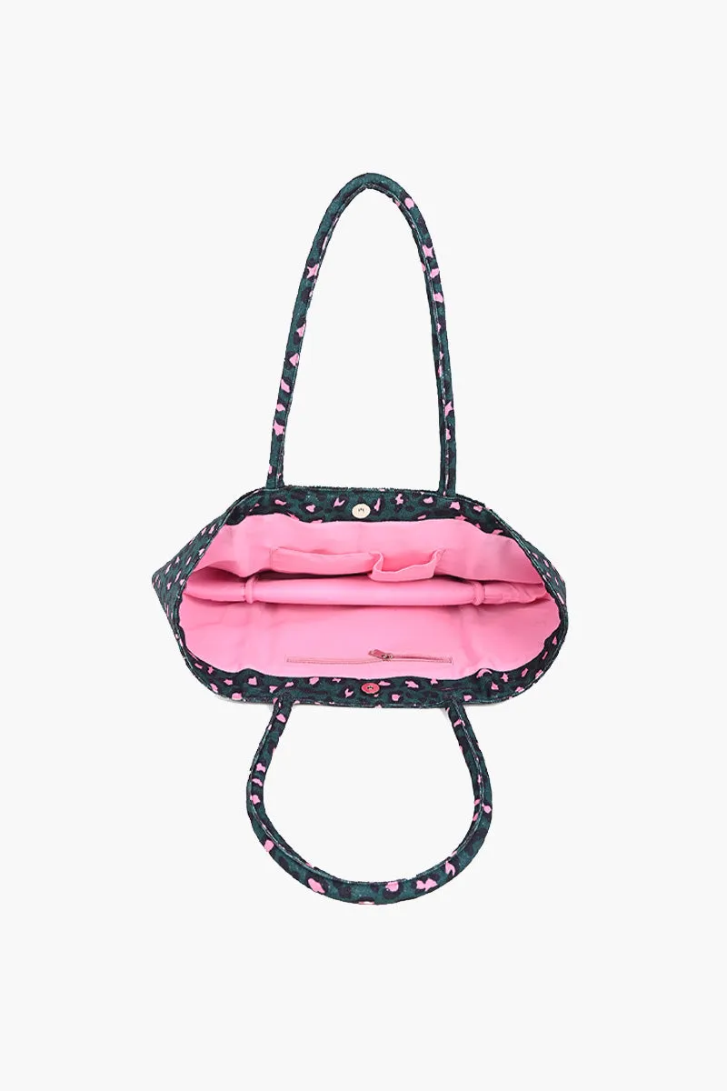WOW Embellished Tote Bag